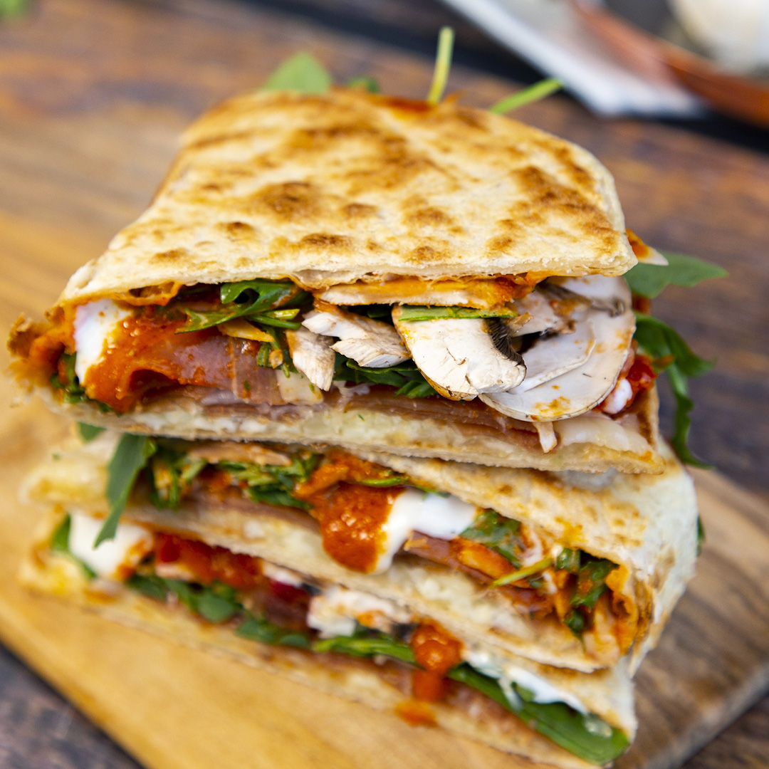 Piadina Rustic Italian Flatbread Sandwich Dee Gourmet Goddess